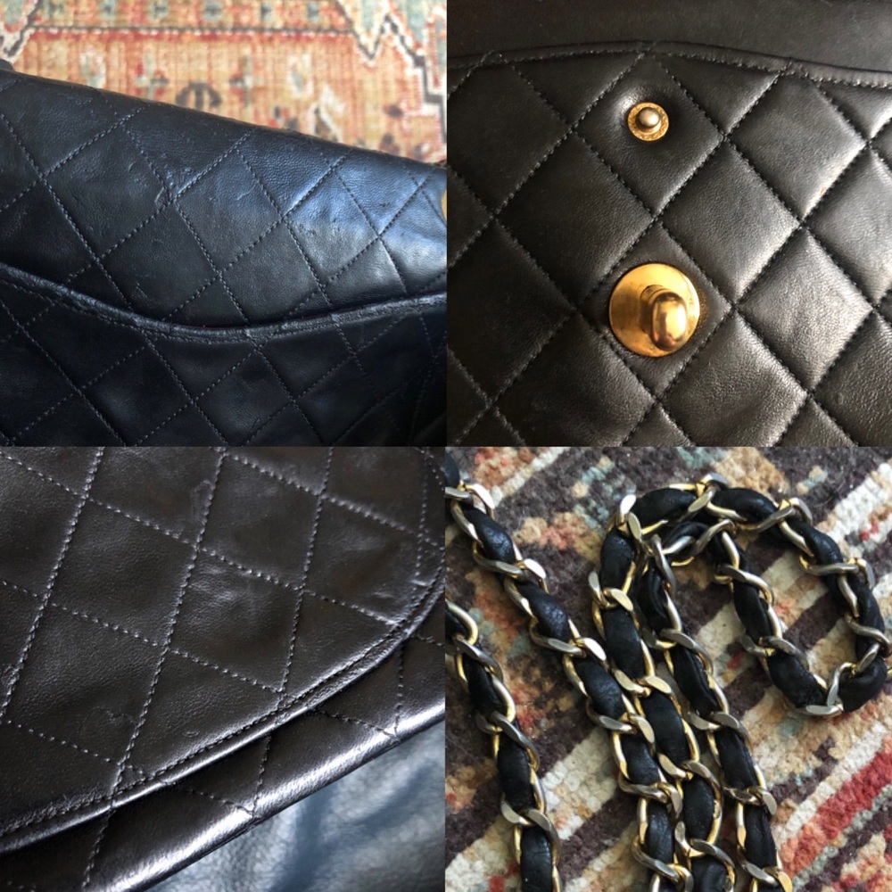 SOLD***Chanel Vintage Small Double Flap Bag - Picture 10 of 13